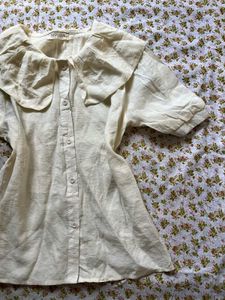 Korean Big Collar Top