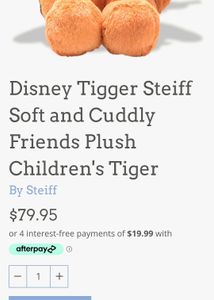 Disney Tigger Teddy