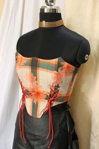 Polite Society Corset Top With Boning