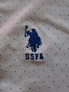 USPA White Polo T-Shirt