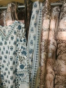 Floral Print Kurta with Pants &amp; Dupatta