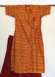 New Cotton Kurta  half sleeves wrap Top