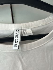 H&amp;M CROPPED JERSEY TOP