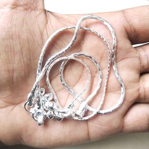 Pure Silver Chain Anklets पायल 1जोडि  For Women