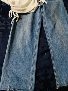 Denim Jeans With Top