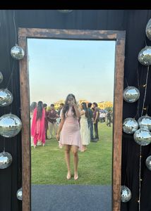 Pink Lace Mini Dress