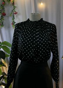 H&amp;M Polka Dot Blouse