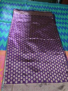 Elegant Blue &amp; Gold Saree banarasi sare