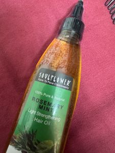 Soulflower Rosemary Mint Hair Oil