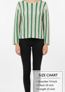 Striped Knit crochet