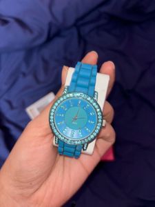 Aqua Blue QUARTZ wristwatch