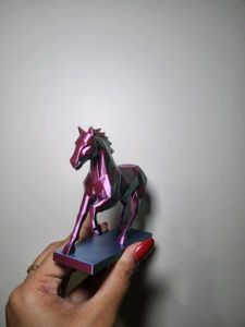 3D printed Geometric Horse Showpiece