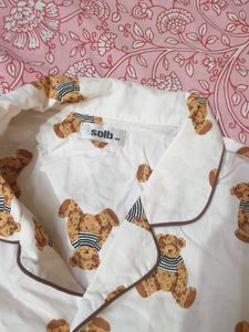 Cute Bear Print top