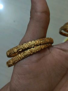 Golden Bangles (Set of 2 and 4)150 rs each