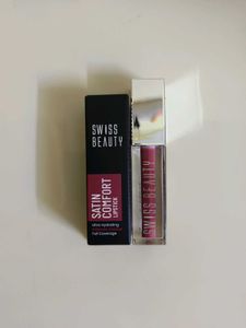 Swiss Beauty Lipstick And Lip Gloss Combo
