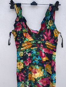 Pinteresty Floral Maxi Bodycon Dress