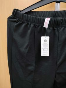 Black Casual Stretchable Trousers  (CO)