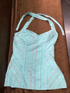 Striped Halter Top
