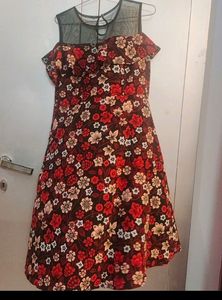 Red Floral Dess