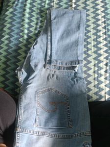 Women Bare Denim