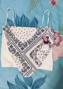 Paisley Print Tank Top