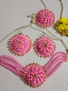 Haldi/Godbharai Necklace Combo Set