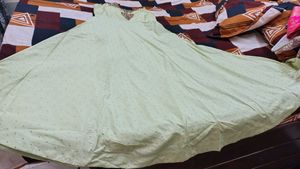 Embroidered Light Green Kurti