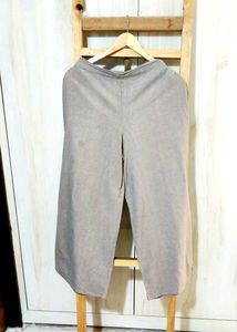 Light Grey Cotton Trouser Waist Size-26