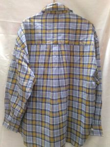 Gray &amp; Yellow Plaid Button-Down Shirt
