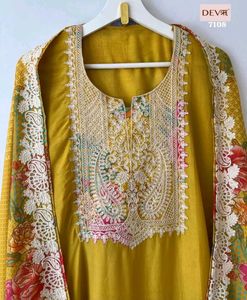 Floral Embroidered Indian Suit