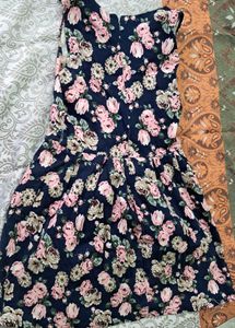 Floral Print Fit &amp; Flare Dress