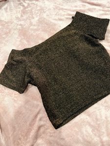 Sparkly Off-Shoulder Top