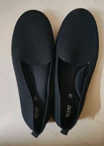 Black Casual Shoes of UK Size 7