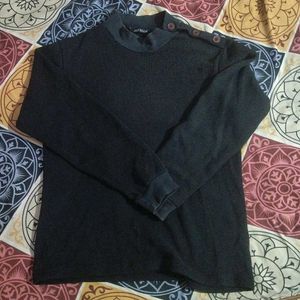 Charcoal clr Boxy Top