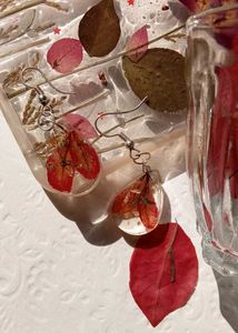 Hand made  resin earing