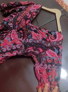Multi Floral Printed Dress For 36 Bust