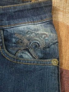 Vintage Embroideried Bootcut Jeans For Women