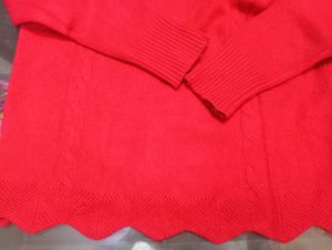 Red Turtleneck Sweater