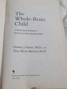 The Whole-Brain Child Book