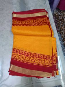 Beautiful Mustard Saree