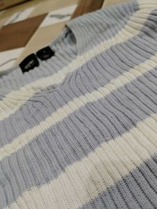 Striped Knit Sweater