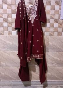 Embroidery Suit Salwar Full Set