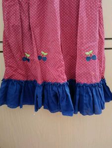 Cute Polka Dot Girls Dress