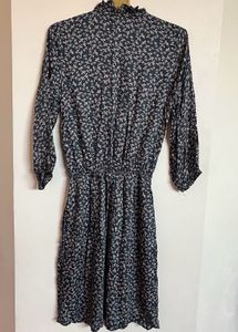 V-neck Short Dress