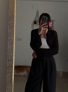 Black Long Sleeves Bolero SHRUG