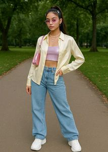 Y2K ZARA Cream Shirt