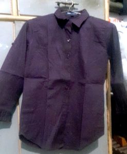 Dark Brown Shirt For Women