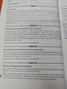 Pair Of Two Books For Bcom Students