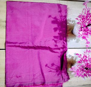 Magenta Blouse Material