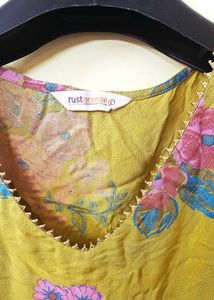 Haldi Special Floral Kurta Set